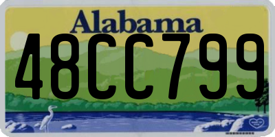 AL license plate 48CC799