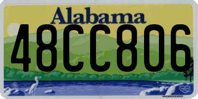 AL license plate 48CC806