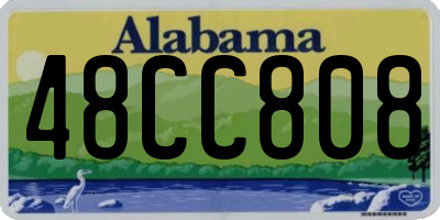 AL license plate 48CC808