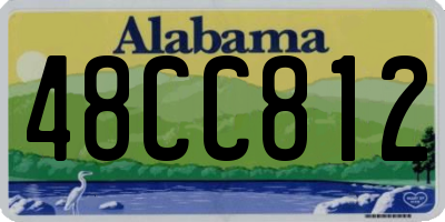 AL license plate 48CC812