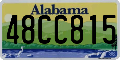 AL license plate 48CC815
