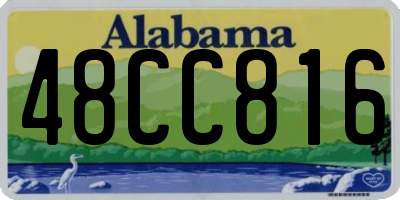 AL license plate 48CC816