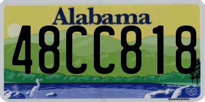 AL license plate 48CC818