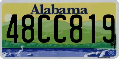 AL license plate 48CC819