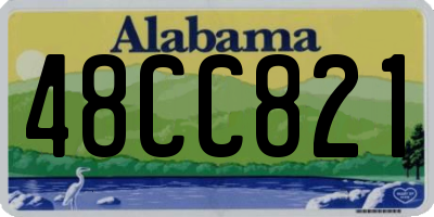AL license plate 48CC821