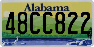 AL license plate 48CC822
