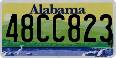AL license plate 48CC823