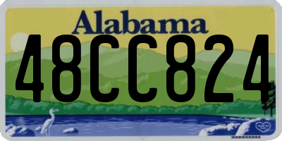 AL license plate 48CC824