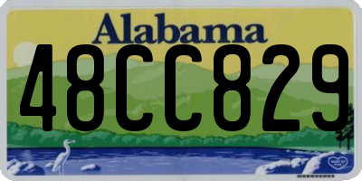 AL license plate 48CC829