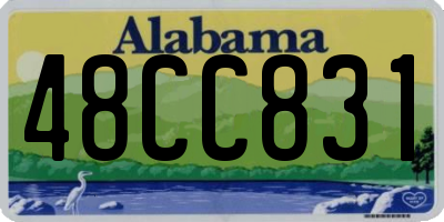 AL license plate 48CC831