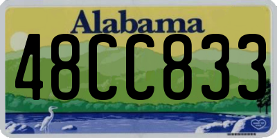 AL license plate 48CC833