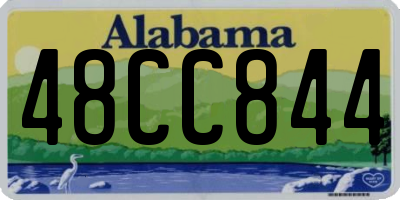 AL license plate 48CC844