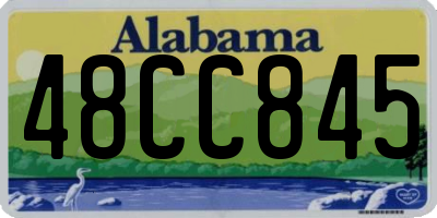 AL license plate 48CC845