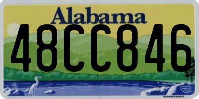 AL license plate 48CC846