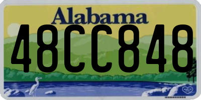 AL license plate 48CC848