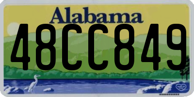 AL license plate 48CC849