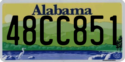 AL license plate 48CC851