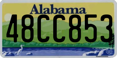 AL license plate 48CC853