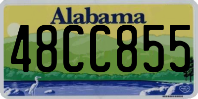 AL license plate 48CC855