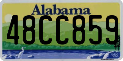 AL license plate 48CC859