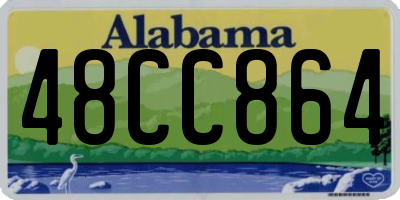 AL license plate 48CC864