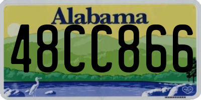 AL license plate 48CC866