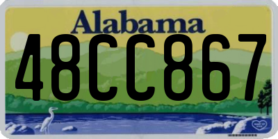 AL license plate 48CC867