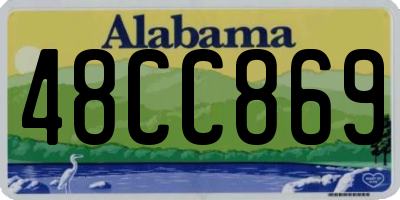 AL license plate 48CC869