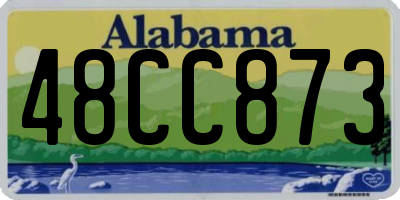 AL license plate 48CC873