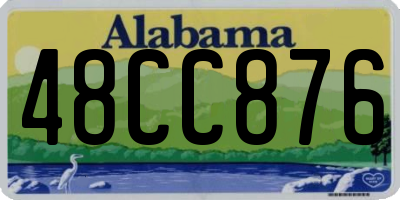 AL license plate 48CC876