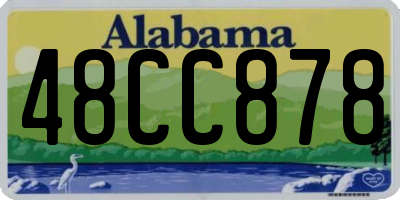 AL license plate 48CC878