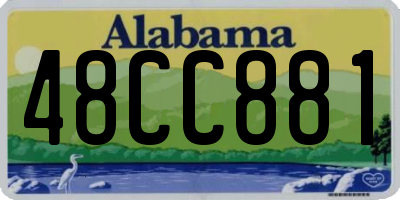 AL license plate 48CC881