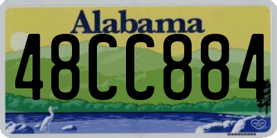 AL license plate 48CC884