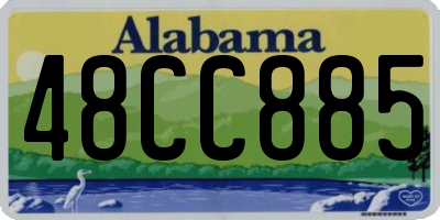 AL license plate 48CC885