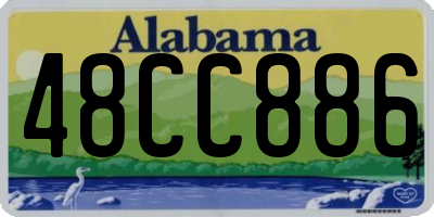 AL license plate 48CC886