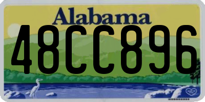 AL license plate 48CC896