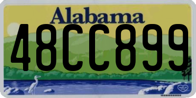AL license plate 48CC899