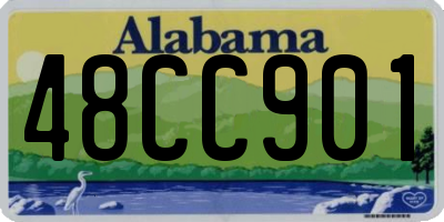 AL license plate 48CC901