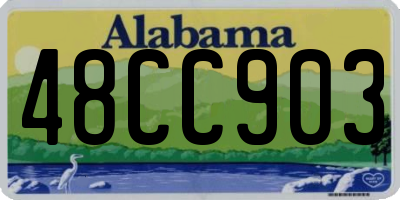 AL license plate 48CC903