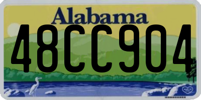 AL license plate 48CC904