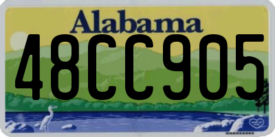 AL license plate 48CC905