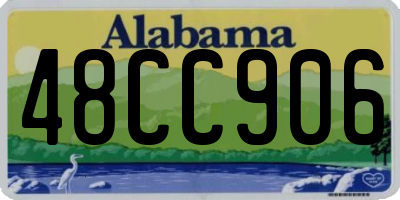 AL license plate 48CC906