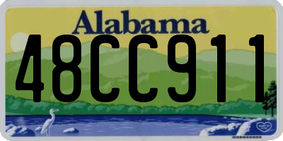 AL license plate 48CC911
