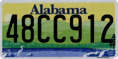 AL license plate 48CC912