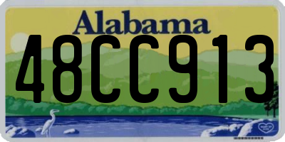 AL license plate 48CC913