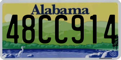 AL license plate 48CC914