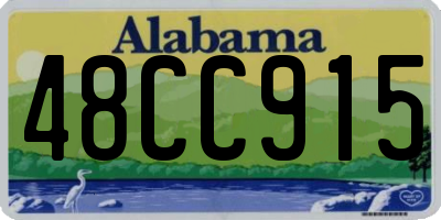 AL license plate 48CC915