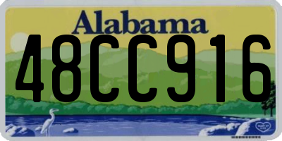 AL license plate 48CC916