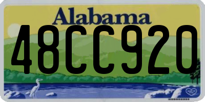AL license plate 48CC920