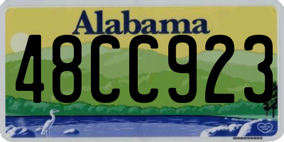 AL license plate 48CC923